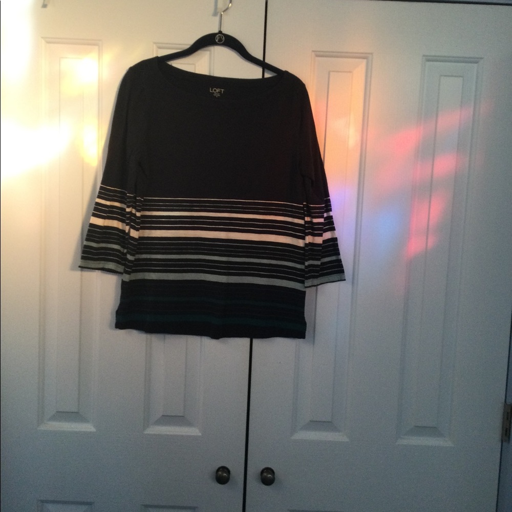 LOFT tee with stripes